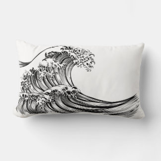 JAPANESE WAVE COTTON Dekorativ kudde