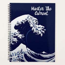 Japanese Wave in Foil | Minimalist Silver Wave Art