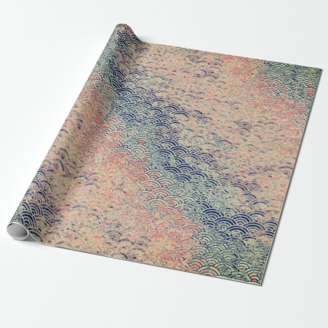 JAPANESE WAVE MÖNSTER BLUES AND PINKS PRESENTPAPPER (Utrullad)