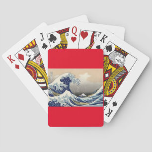 JAPANESE WAVE PLAYING CARDS KORTLEK