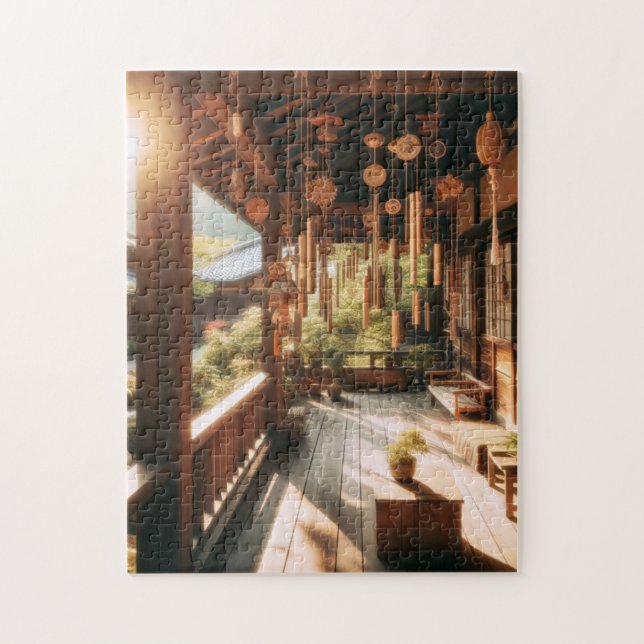 Japanese Wind Chimes – Serene Porch Puzzle Pussel (Vertikal)