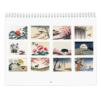 Japanese Woodblock Print Four Seasons Kalender
