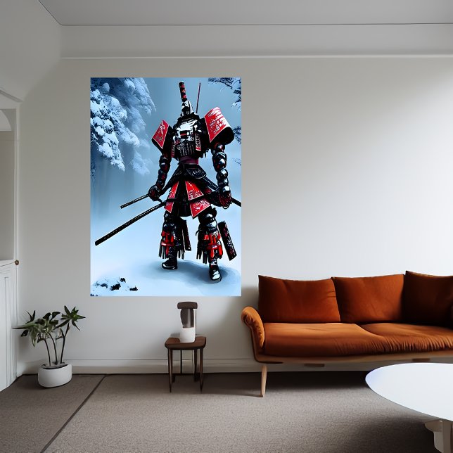 Japaneses Mech Samurai | AI Art Poster (Skapare uppladdad)
