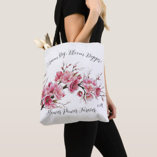 Japanesse inspiration Sakura Flowers Illustration Tygkasse