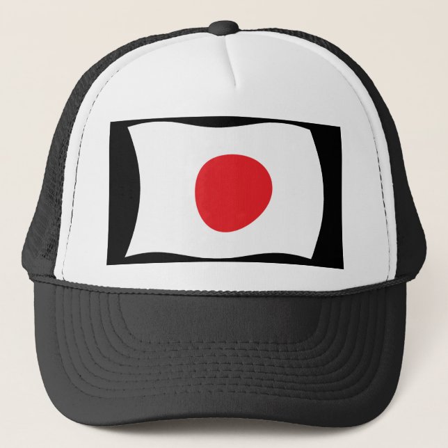 Japanflagga mössa truckerkeps (Framsida)