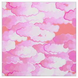 Japanmoln, gryning, Orchidrosor och korall Tyg