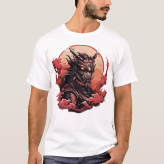 japanoni demons warrior samurai dragon t shirt