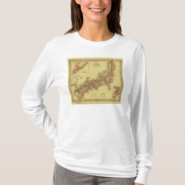 JapanPanoramic MapJapan T Shirt (Framsida)