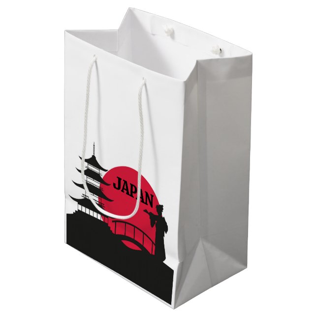 Japanpresentpåse (Framsidan Vinklad)