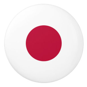 Japans flagga knopp