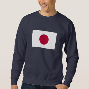 Japans flagga lång ärmad tröja