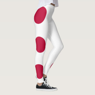 Japans flagga leggings