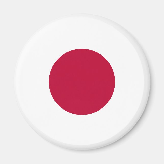 Japans flagga magnet (Framsidan)