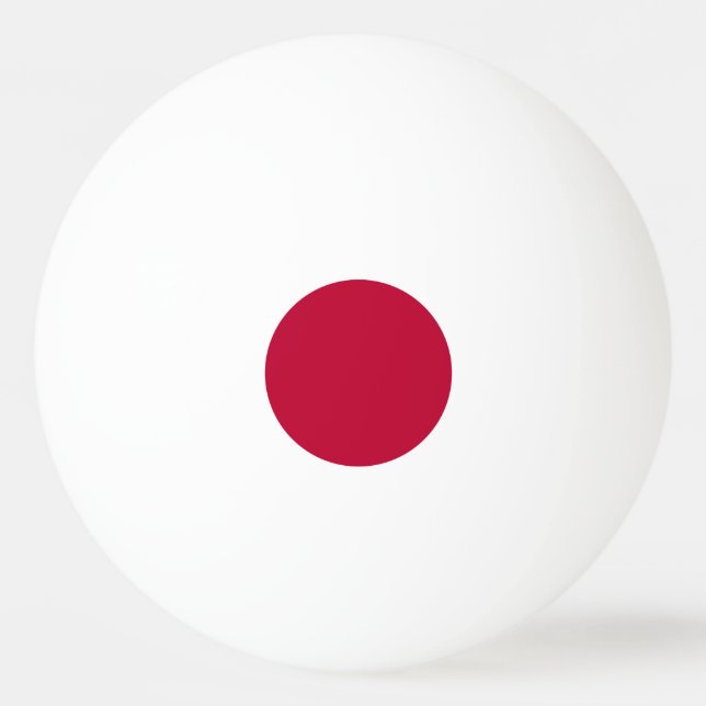 Japans flagga pingisboll (Framsidan)