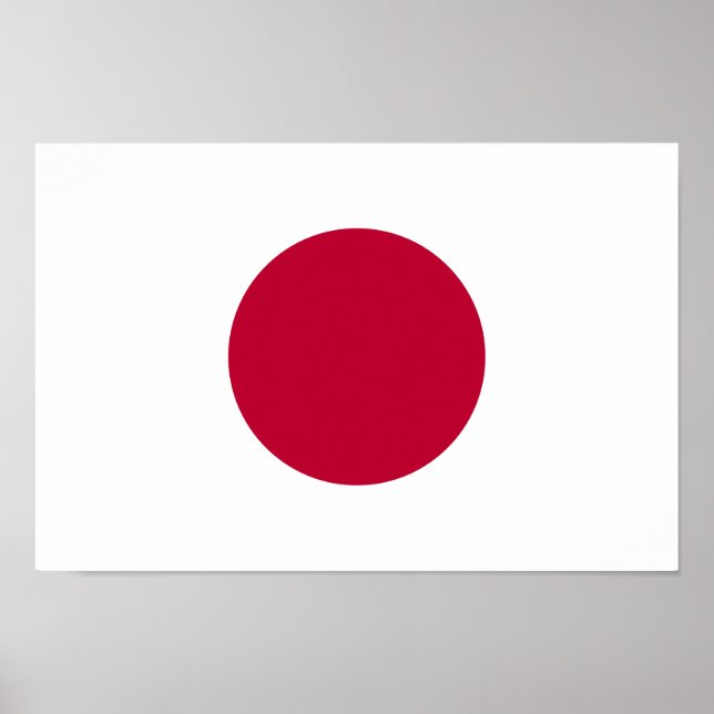 Japans flagga poster (Framsidan)