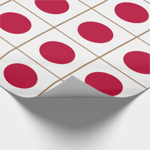 Japans flagga presentpapper