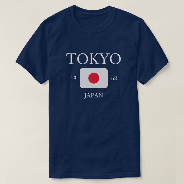 Japans Flagga T-shirt (Design framsida)