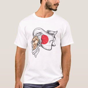 Japans flagga T-Shirt, första anläggning T Shirt