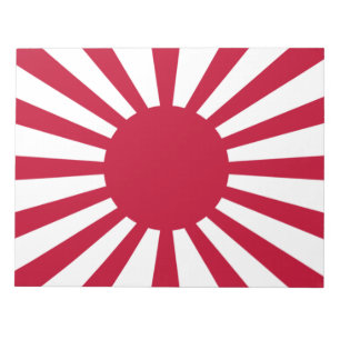 Japans kejsardöme Krig Flagga Anteckningsblock