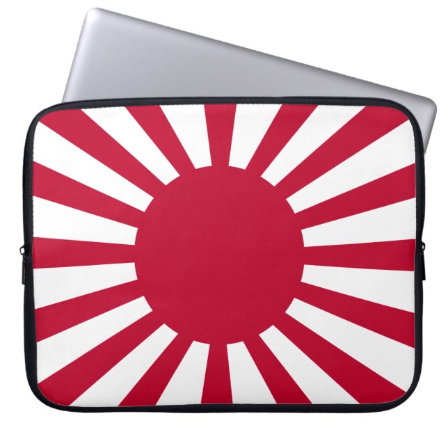 Japans kejsardöme Krig Flagga Laptop Fodral (Framsidan)