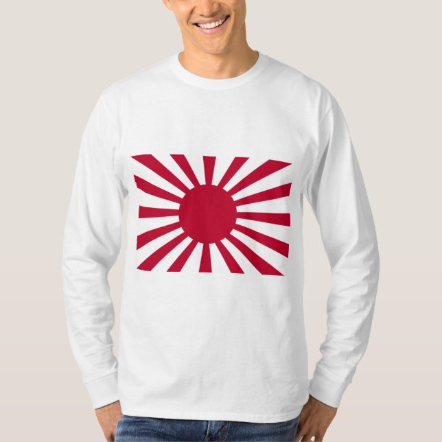 Japans kejsardöme Krig Flagga T Shirt (Framsida)