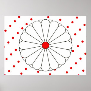 Japans kejserliga försegling poster