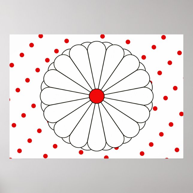 Japans kejserliga försegling poster (Framsidan)