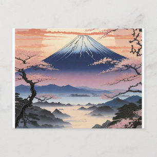 Japans koniska fäste vykort