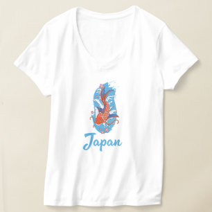 Japans logotyp för fiske t shirt