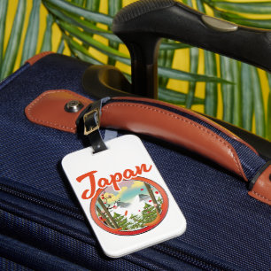 Japans logotyp för resor bagagebricka