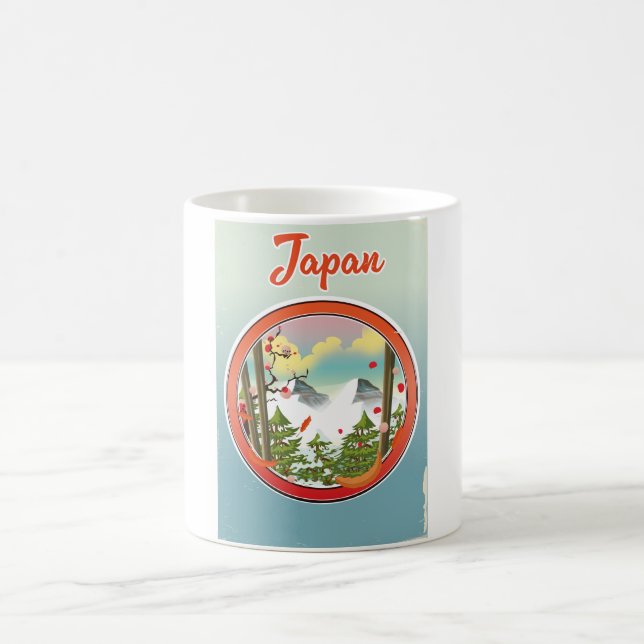 Japans logotyp för resor kaffemugg (Center)