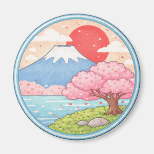 Japans Mount Fuji Magnet