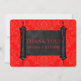 Japans Rulla Red Black Damask, tack vare dina kort