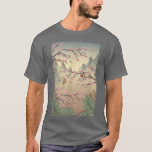 Japans Söt Flower Japans Rosa Sakura Cherry Bl T Shirt