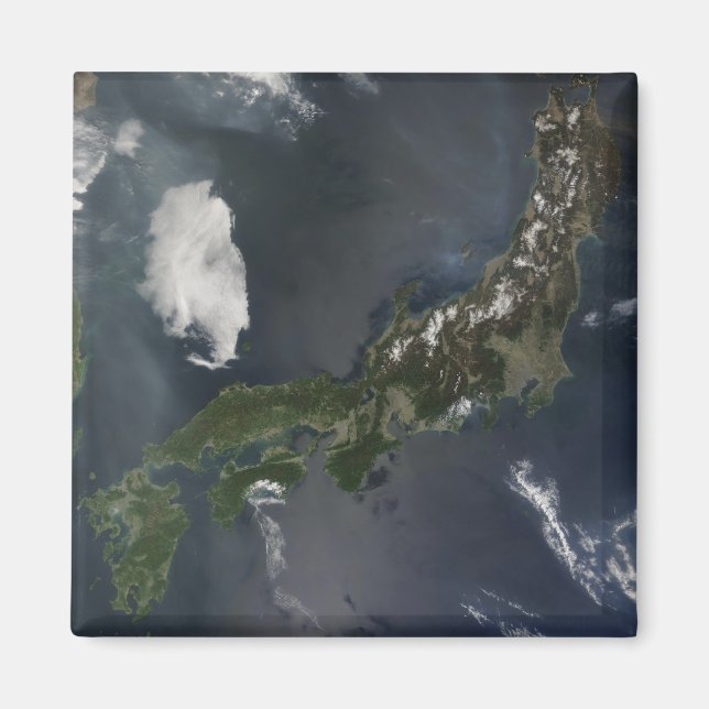 Japans största ö, Honshu Magnet (Framsidan)