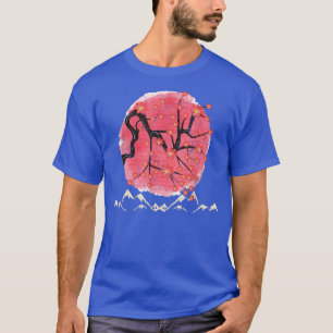 Japansk Aesthetic Sakura Blommar Rosa Flower Cher T Shirt