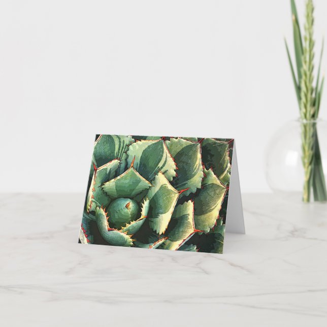 Japansk agavenotecard kort (Framsida)