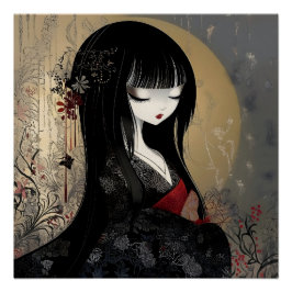 Japansk Anime Queen Perfect Poster