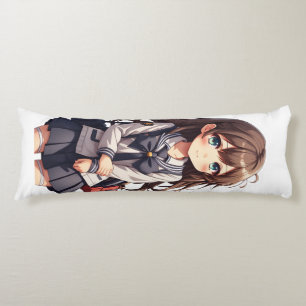 Japansk Anime School Girl Kroppskudde