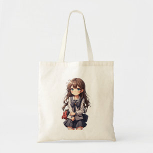Japansk Anime School Girl Tygkasse
