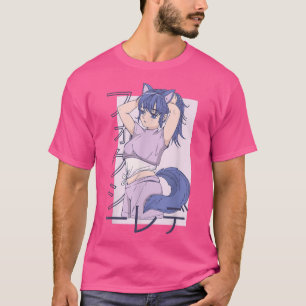 Japansk animerad prästflicka, söt räv för kvinnor t shirt