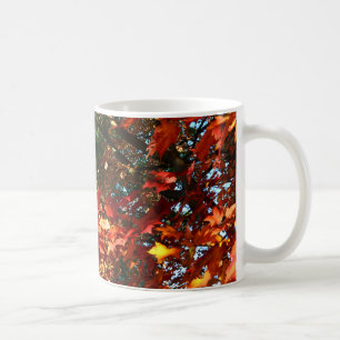 Japansk apel i höstkaffe Mugg