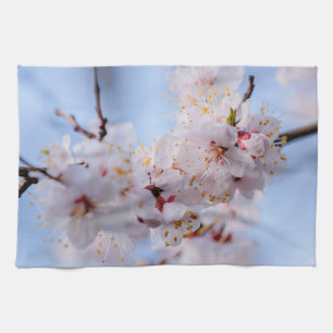 Japansk Apricot-Blommar Kökshandduk