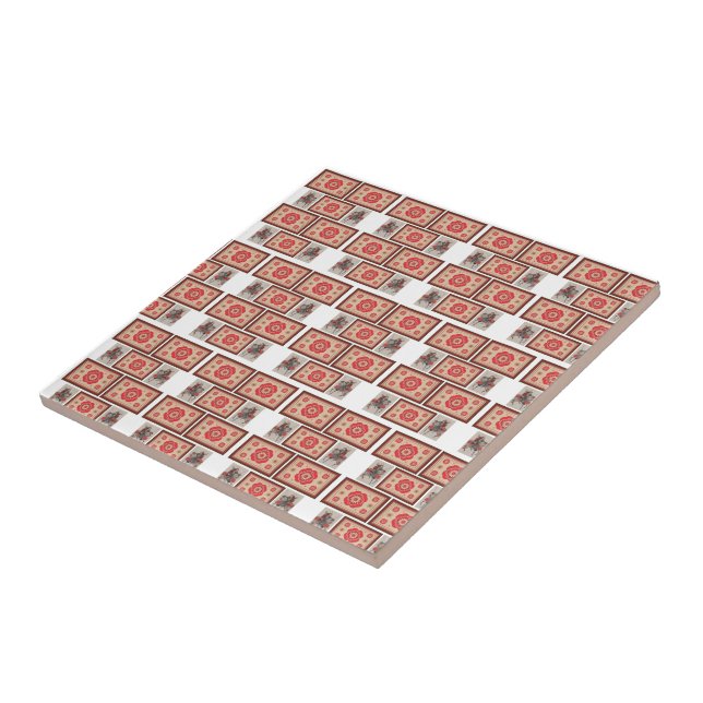 Japansk armor av keramiskt plattor kakelplatta (Sidan)