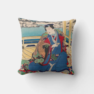 Japansk Art anpassningsbar dekorativ kudde