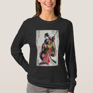 Japansk Art Print Geisha Ukiyo-e Aesthetic T Shirt