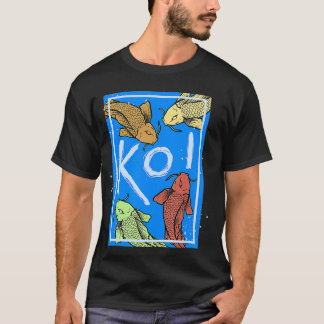Japansk Art Samurai Aesthetic Koi Fish T Shirt