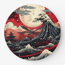 Japansk Art Stil Digital Painting