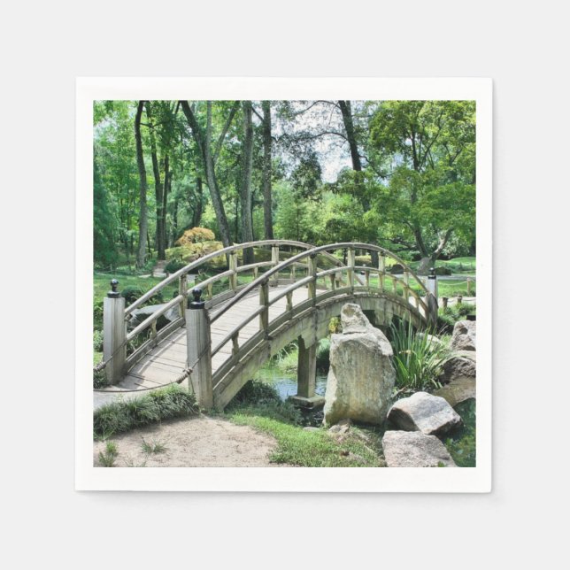 Japansk bågbro pappersservett (Framsidan)