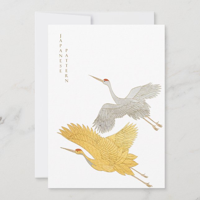 Japansk bakgrund inbjudningar (Framsida)